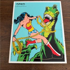 Vintage 1979 Playskool Wonder Woman Puzzle